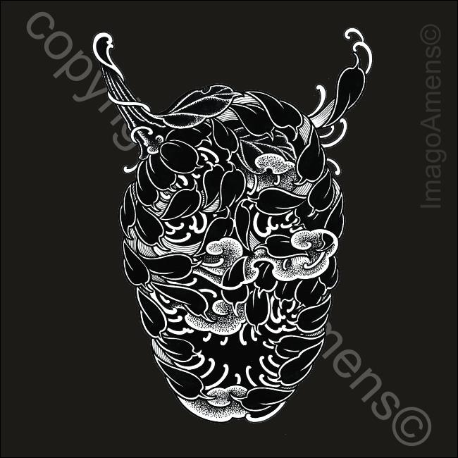Hannya Crisantemus / T-Shirt - 4